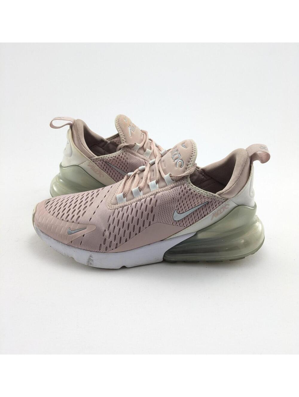 Womens Nike Air Max 270 Pink‎ Oxford Metallic Silver Shoes DM8326-600 Size 10